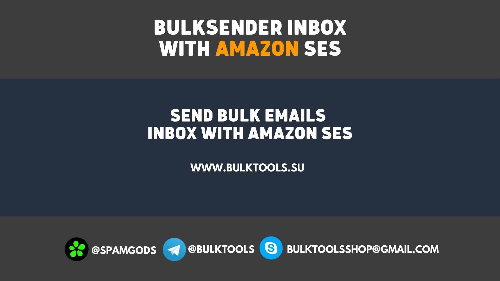 BulkSender Inbox With Amazon SES