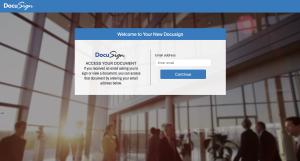 Docusign Scam Page