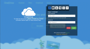 OneDrive Scam Page Latest