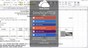 New OneDrive Scam Page